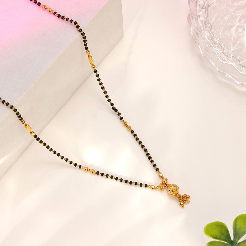 Timeless Hanging Bead Sphere Gold Mangalsutra