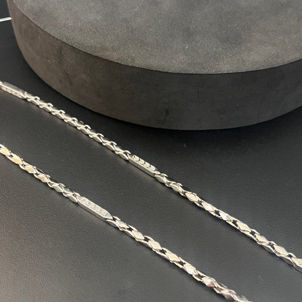 Silver Mens Chain Italian Choco Chain